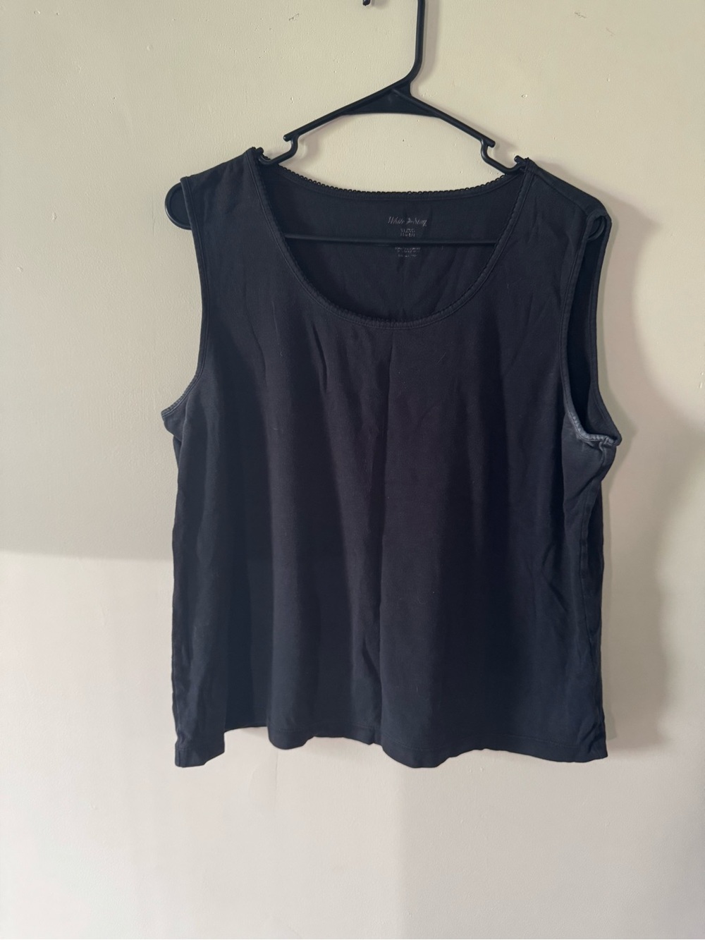 Bundle of 4 White Stag Tank Tops XL Black Navy Brown Casual Basics